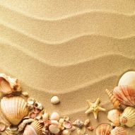 Фреска Песок, ракушки