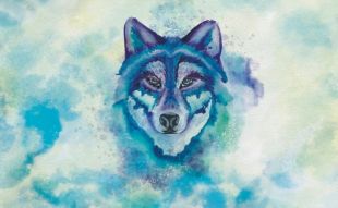 Фреска Портрет волка