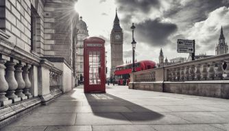 Фотообои туманный Лондон