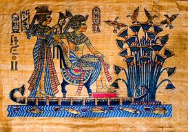 Фреска египетский папирус