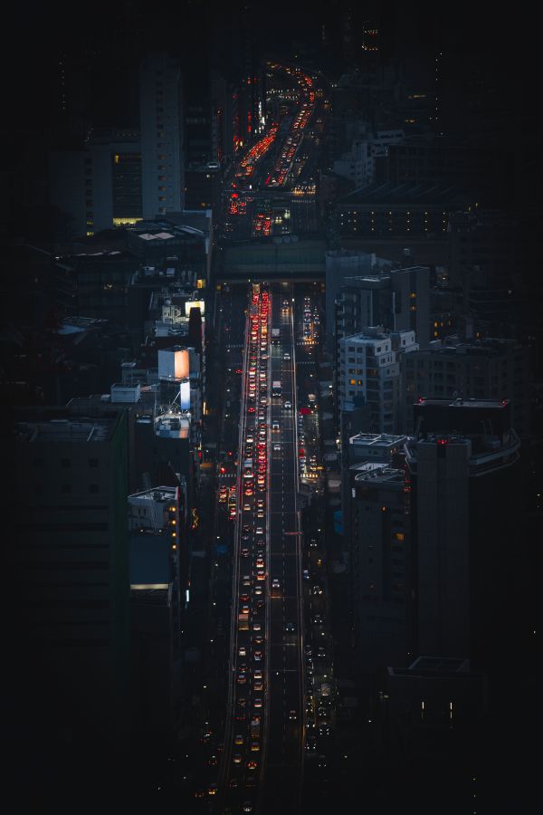 Фотообои Ночь в мегаполисе