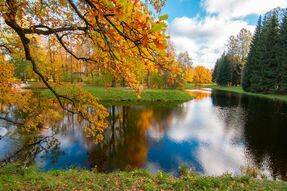 Фреска Осенний пруд
