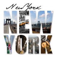 Фреска Нью Йорк буквы